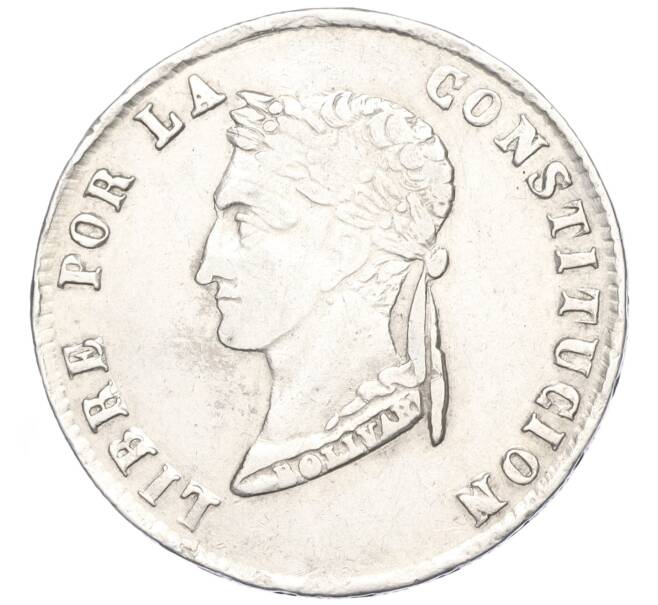 Монета 4 суэльдо 1855 года Боливия (Артикул M2-73017)