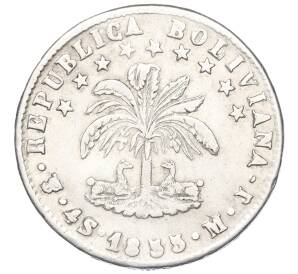 4 суэльдо 1855 года Боливия