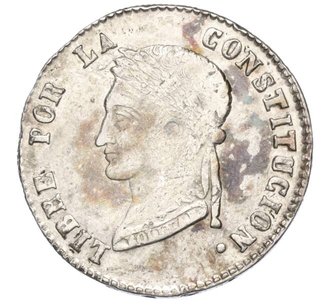 Монета 4 суэльдо 1858 года Боливия (Артикул M2-73019)