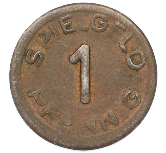 Игровая монета «Шпильгельд — 1 пфенниг (Пес)» Германия (Артикул T11-04015)