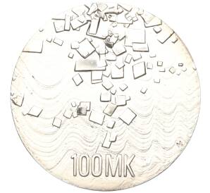 100 марок 1992 года Финляндия «75 лет независимости»