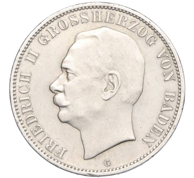 Монета 5 марок 1913 года Германия (Баден) (Артикул M2-73123)