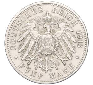 5 марок 1913 года Германия (Баден) — Фото №2