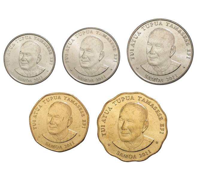 Набор монет 2011 года Самоа (Артикул M3-0676)
