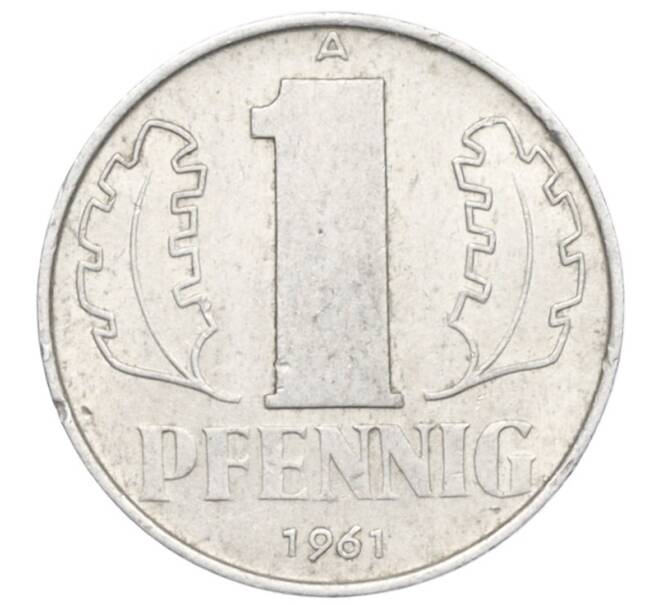 Монета 1 пфенниг 1961 года Восточная Германия (ГДР) (Артикул K11-124734)