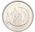 Монета 25 центов 1999 года Канада «Миллениум — Декабрь 1999 (Это Канада)» (Артикул T11-04419)