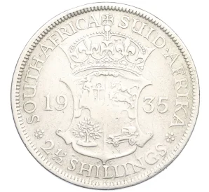2 1/2 шиллинга 1935 года Британская Южная Африка