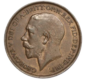 1 пенни 1912 года Великобритания