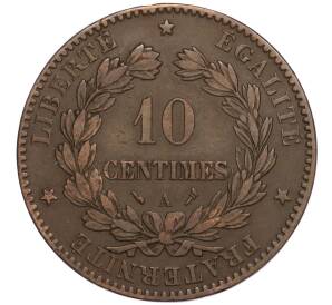 10 сантимов 1898 года Франция — Фото №2