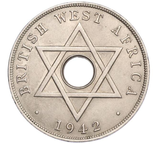 Монета 1 пенни 1942 года Британская Западная Африка (Артикул K27-85340)