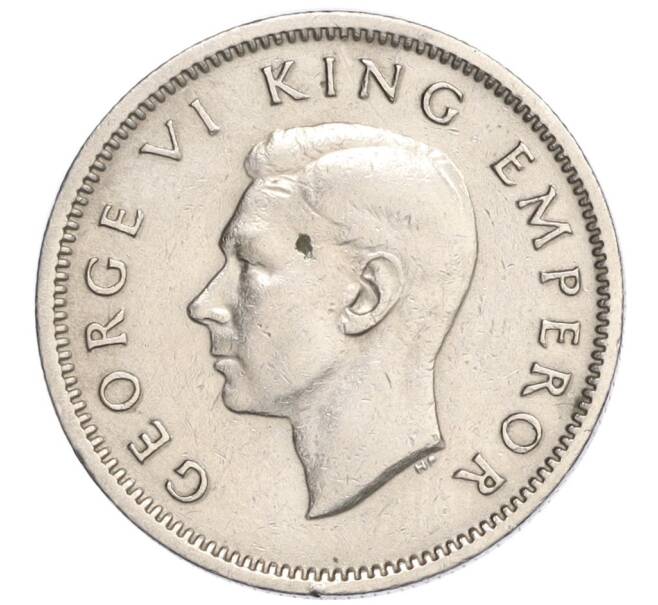 Монета 6 пенсов 1947 года Новая Зеландия (Артикул K27-85346)
