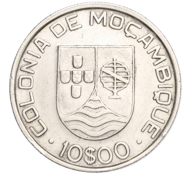 Монета 10 эскудо 1936 года Португальский Мозамбик (Артикул K27-85349)