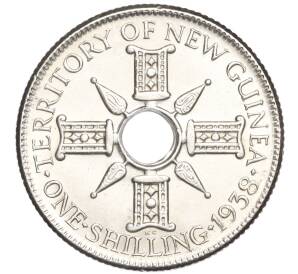 1 шиллинг 1938 года Британская Новая Гвинея — Фото №1
