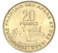 Монета 20 франков 1975 года Французская территория Афаров и Исса (Артикул K27-85356)