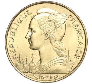 20 франков 1975 года Французская территория Афаров и Исса