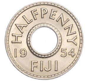 1/2 пенни 1954 года Фиджи