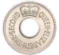 Монета 1/2 пенни 1954 года Фиджи (Артикул K27-85371)