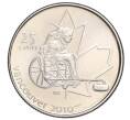 Монета 25 центов 2007 года Канада «X зимние Паралимпийские Игры 2010 в Ванкувере — Керлинг на колясках»» (Артикул K11-124833)