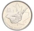 Монета 25 центов 2008 года Канада «XXI зимние Олимпийские Игры в Ванкувере 2010 — Сноуборд» (Артикул K11-124836)