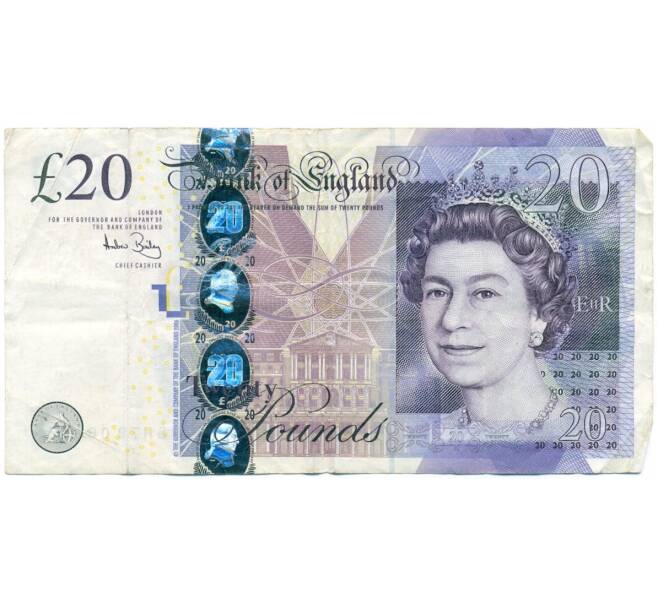Банкнота 20 фунтов 2006 года Великобритания (Банк Англии) (Артикул K11-124858)