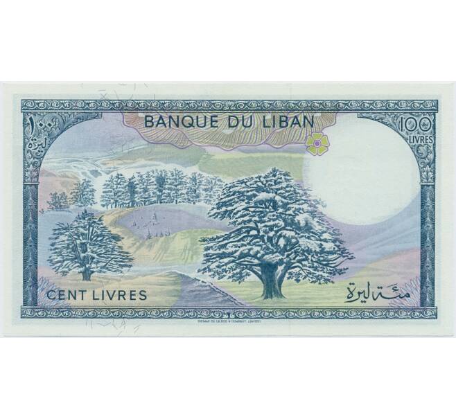 Банкнота 100 ливров 1988 года Ливан (Артикул K11-124881)
