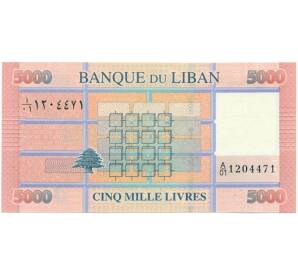 5000 ливров 2012 года Ливан