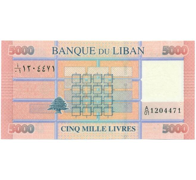 Банкнота 5000 ливров 2012 года Ливан (Артикул K11-124888)