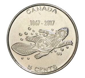 5 центов 2017 года Канада «150 лет Конфедерации — Живые традиции» — Фото №1