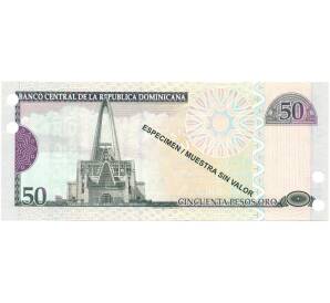 50 песо 2008 года Доминиканская республика (Образец)