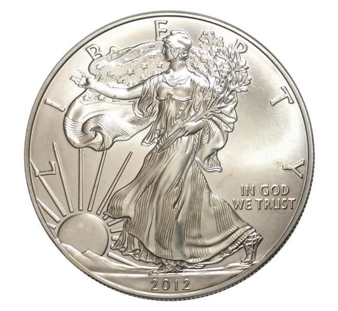 Монета 1 доллар 2012 года США — «Шагающая Свобода» (Артикул M2-6180)