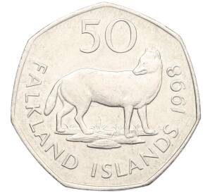 50 пенсов 1998 года Фолклендские острова