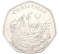 Монета 50 пенсов 2007 года Остров Мэн «Рождество» (Артикул: T11-04729) — Фото №1