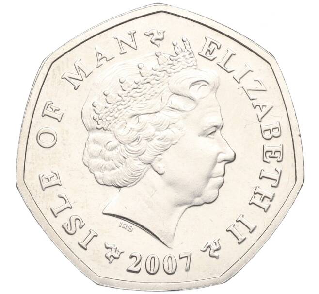 Монета 50 пенсов 2007 года Остров Мэн «Рождество» (Артикул: T11-04729) — Фото №2