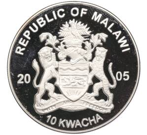 10 квач 2005 года Малави «Вымирающие виды — Водяной оленек»