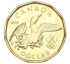 1 доллар 2008 года Канада «XXIX летние Олимпийские игры в Пекине 2008»