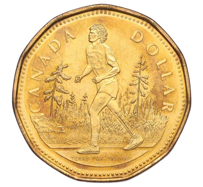 Монета 1 доллар 2005 года Канада «25 лет Марафону Надежды» (Артикул T11-04760)