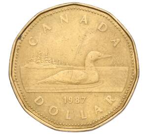 1 доллар 1987 года Канада