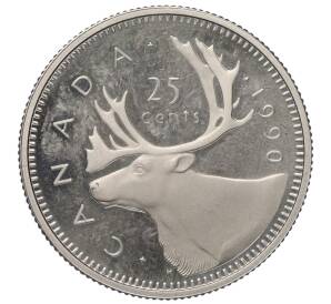 25 центов 1990 года Канада (Proof)