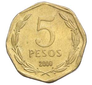 5 песо 2000 года Чили