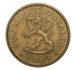 50 пенни 1963 года Финляндия — Фото №1