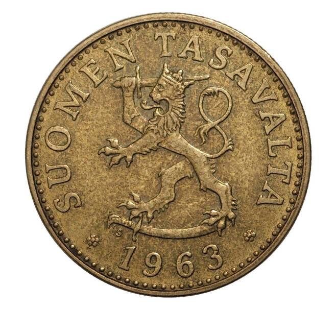 Монета 50 пенни 1963 года Финляндия (Артикул M2-6190)