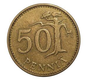 50 пенни 1963 года Финляндия — Фото №2