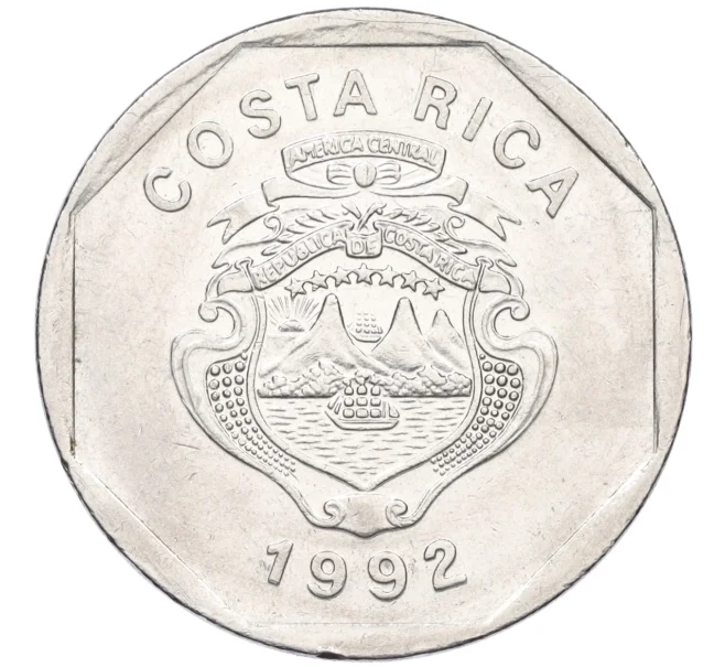 Монета 10 колонов 1992 года Коста-Рика (Артикул T11-04842)