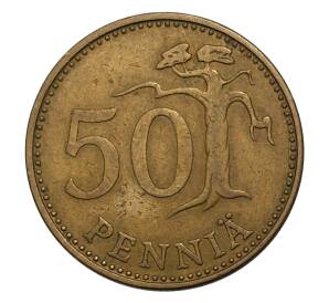50 пенни 1971 года Финляндия — Фото №2