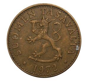 50 пенни 1972 года Финляндия — Фото №1