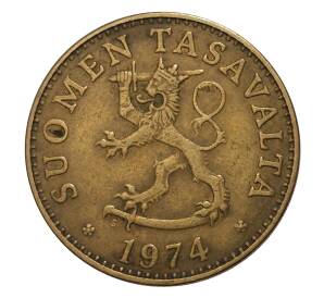 50 пенни 1974 года Финляндия — Фото №1