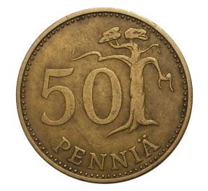 50 пенни 1974 года Финляндия — Фото №2