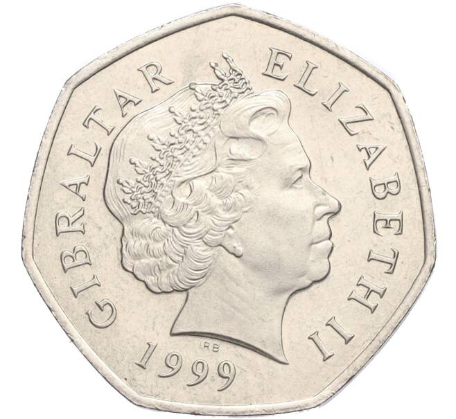 Монета 50 пенсов 1999 года Гибралтар (Артикул T11-04889)