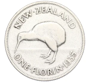 1 флорин 1935 года Новая Зеландия