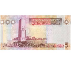 5 динаров 2009 года Ливия